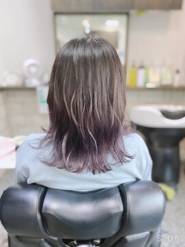 櫛の屋 ほんのりラベンダーグラデーション!