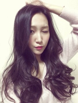 ヘアリゾートエーアイ 西日暮里店(Ai) フリルウェーブ　前上がりのセミロングレイヤー