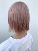ブランコジーサウス(BLANCO G South) 【BLANCO】ピンクベージュ×切りっぱなしボブ