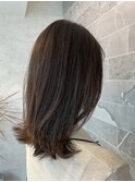 《Jillankh姫路駅前》毛先ゆる巻き鎖骨ボブ　アッシュグレー艶髪