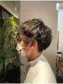 【メンズ】大人オシャレ抜け感パーマ/くるくる/波巻き