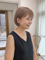 シーラス(cirrus)&nbsp;【mori担当】ラベンダーミルクティーベージュ×ミニボブ20代