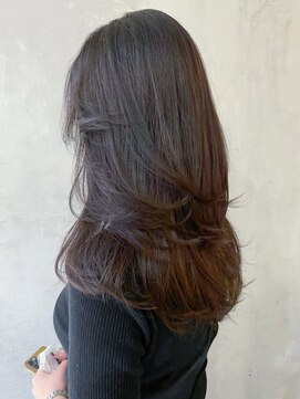 アイティーバイアルバム 八王子店(IT by ALBUM) ラベンダーアッシュ_グレージュカラーボブウルフ_ba401751