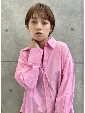 エムスラッシュ アヴェダ 自由が丘(M.SLASH AVEDA) ミニボブ/マッシュショート/艶カラー/似合わせカット