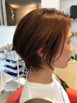 ヘアーリゾートラシックアールプラス(hair resort lachiq R+) 《R＋》センターパートショート◎ビタミンカラー