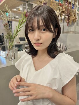 イミ(imi) 透明感カラー/前髪カット/グレージュカラー/登戸