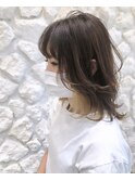 #イヤリングカラー#レイヤーカット#ブラウン