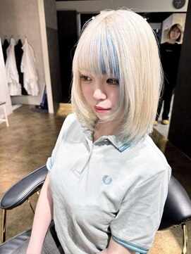 ハンナ 札幌(HANNAH) デザインカラー＃ペールブルー＃水色