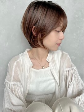 スリー(Th:ree) 【Th:ree】ショート/顔まわり/丸み/マッシュ/縮毛矯正/大久保