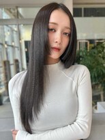 イメチェン前髪小顔ロング_銀座