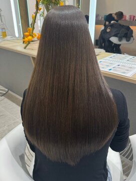 ビビバイベル(BiVi by BHEL) 三重桑名韓国レイヤーカット顔周りレイヤーボブベージュカラー