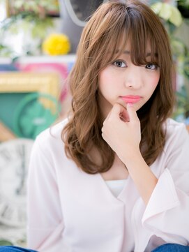 カバーヘア ブリス 大宮西口(COVER HAIR bliss) 斜めバングニュアンスパーマレイヤーロングc6大宮20代30代40代