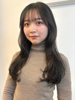 パーク 福岡天神西通り店(parc)&nbsp;グレージュカラー　透明感カラー　顔周りカット　似合わせカット