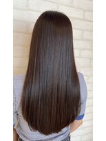 ビス ヘア アンド ビューティー 西新井店(Vis Hair＆Beauty)&nbsp;小顔レイヤーロブヘアウルフカットブリーチなしココアブラウン
