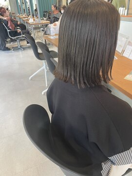 ヘアーエスクールエミュ(hair S. COEUR emu) 透明感グレージュ