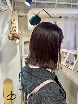 ヘアーワークス ヘルム 渋谷店(HAIR WORKS HELM) [HELM渋谷]ピンクバイオレット
