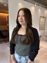 マイン(mine)&nbsp;オリーブベージュ/オリーブグレージュ/くびれ巻き/韓国風