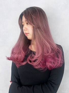 アルバム 池袋(ALBUM) ロング顔周りレイヤーおくれ毛前髪カット_F20647