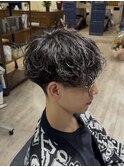 仙台スパイラルスパイキーショートフェザーパーマシャドウパーマ