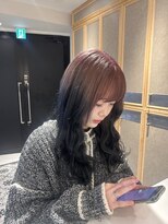 ヘアサロン ガリカ 表参道(hair salon Gallica)&nbsp;【miko】ピンク×ブルー 人と被らないルーツカラー♪