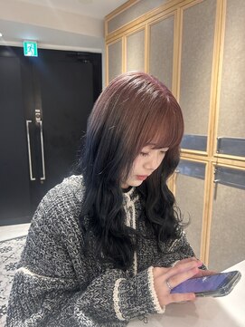 ヘアサロン ガリカ 表参道(hair salon Gallica) 【miko】ピンク×ブルー 人と被らないルーツカラー♪