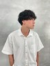 【メンズ限定】メンズカット+ニュアンスパーマ+ヘッドスパ　￥17,600→