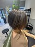 白髪ボカシカラー+カット+ヘアリセッター