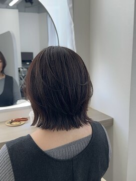 ティエル 町田店(tiel) 《ひし形シルエット》ロングからバッサリレイヤーボブ
