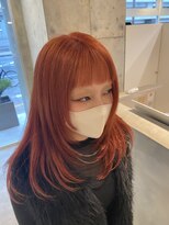 エッジ(EDGE) オレンジレッドウルフ×姫カットレイヤー