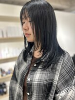 アトレ 福岡大名店(attrait) 王道レイヤーカット×黒髪カラー