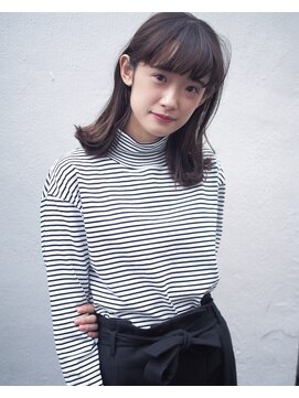 クラン(clan) clan<ブルージュ×外はねミディ>