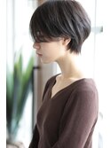 【Creo】カジュアルクールショートボブ×ダークショコラカラー