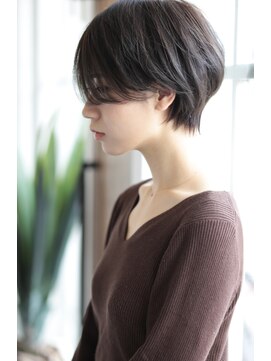 ラファンジュ ヘアー クレオ(Rohange hair Creo) 【Creo】カジュアルクールショートボブ×ダークショコラカラー