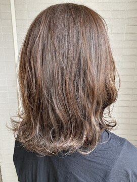 ラック 海老名店(LUCK) ハイライトメッシュ×セミディ