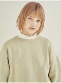 ボブ/カーキグレージュ/マッシュショート/大人かわいい[新宿駅]