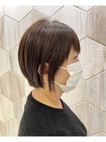 ビューティドレッセヤマノ 池袋パルコ(Beauty Dresse YAMANO)&nbsp;【白髪ぼかし】大人ショートボブ×ハイライト