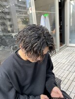 スキル(SKILL)&nbsp;波巻きツイスパ　ウェーブツイスパ　ハイライト　福岡パーマ