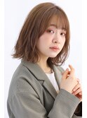 デザインカラーシルキーベージュ白髪ぼかしハイライト☆自由が丘