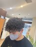 【流行No.1】波巻きパーマで時代に乗る★MEN'Sカット＋波巻きパーマ￥13420
