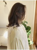 【星野】シナモンベージュ×ミディアムレイヤー☆