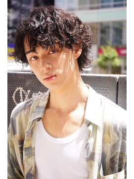 ラヴィズム 名駅店(LUVISM) ツイストスパイラルパーマメンズパーマ波巻きパーマツーブロック