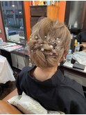 #ヘアセット#ハイトーン