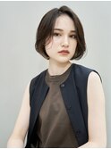20代30代40代マチルダボブ前髪なし大人可愛いボブ