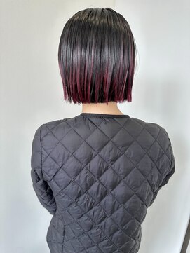 アスール(AZUL) アンブレラカラー×切りっぱなしボブ