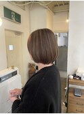 ひし形ショートボブ