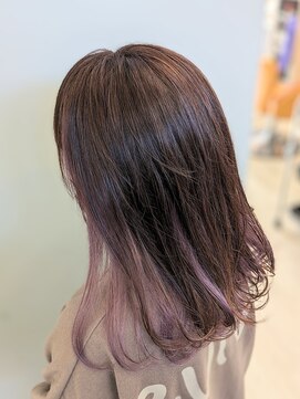 ウィズ 本店(With) インナーカラー ホワイトラベンダー 20代30代40代