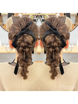 ラパニエ 博多(La panier) ポニーテールアレンジ