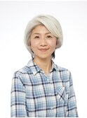 【えがお美容室】60代グレイヘアの方に◎ショートボブ