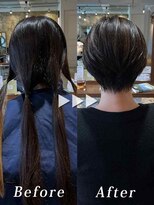 ジュエ (jouer) 20代30代40代人気ショートボブ/ヘアドネーション