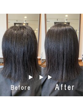 ゴデーレ(GODERE) 髪質改善ストレートナチュラル大人可愛いミディアム切りっぱなし